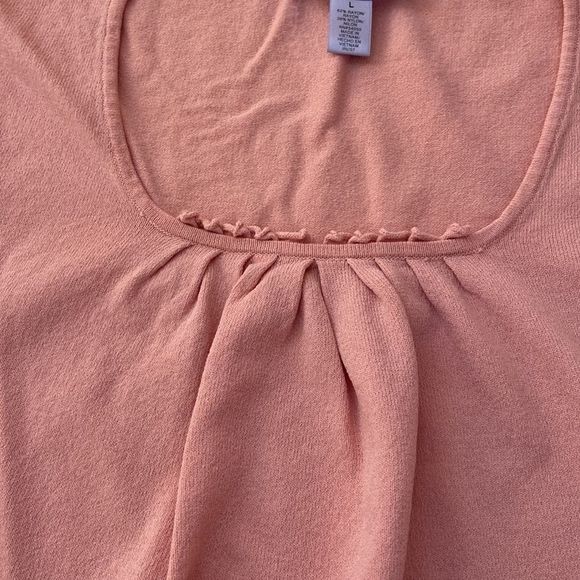 NINE & CO. by Nine West Short Sleeve Lightweight Sweater - Picture 4 of 9